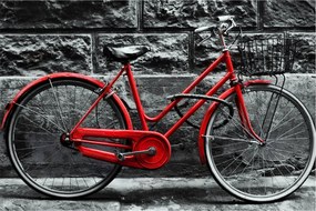 Obraz - Historický bicykel (90x60 cm)