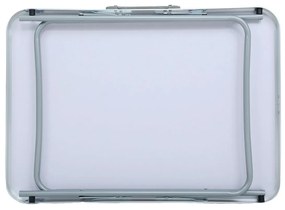 Kempingový stolek ARES 70x50 cm šedý