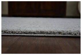Luxusný kusový koberec Shaggy Azra šedý 80x150cm