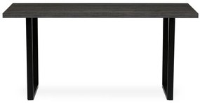 Autronic BONTEC Jedálenský stôl 160x80cm, lamino, sivý dub, HT-R5216 GREY Farba: Hnedá