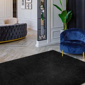 Dywany Łuszczów, Kusový koberec Visco Rabbit Dark grey 5, 140x190, šedá, detská izba