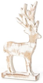 VIANOČNÁ SOŠKA WOOD AND DEER SADA 2KS 18X5X37 CM VIACFAREBNÁ