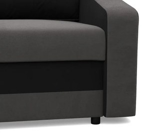 Pohovka ORION sivá / čierna