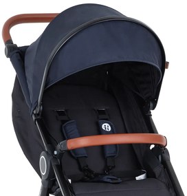 PETITE&MARS strieška na kočík Street+ anthracite blue