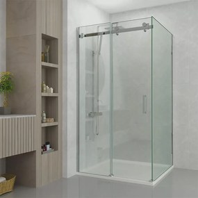 BPS-koupelny Obdĺžnikový sprchový kút HYD-ZBD-900 120x90 cm chrom/transparent - bez vaničky