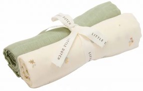 Little Dutch Plienky 70x70cm Forest Treasures & Sage 2ks