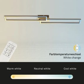 Brilo - LED Stmievateľný prisadený luster FRAME 2xLED/20W/230V 2700-5000 + DO