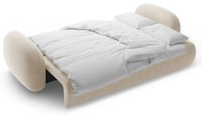 Béžová ženilková rozkladacia/s úložným priestorom pohovka 262 cm Tonale – Cosmopolitan Design