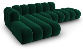 Tmavozelená rohová pohovka (ľavý roh) Lupine – Micadoni Home