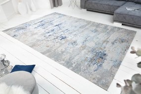 Koberec Abstrakt 350x240cm sivomodrý