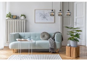 Závesné svietidlo Costa, 3x grafitové sklenené tienidlo, b