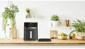 Tefal - Teplovzdušná fritéza 4,2 l EASY FRY&amp;GRILL 2v1 1550W/230V čierna