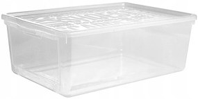 Box na topánky s vekom, na pánske topánky s bočným otváraním KEN - 39 x 26 x 13 cm