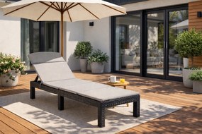 Ležadlo záhradné ratanové  LUIZIANA