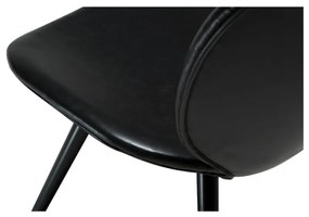 Čierna koženková stolička DAN-FORM Denmark Cloud