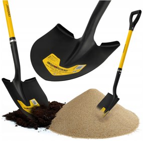 CROWNMAN Ostrá lopata na kopanie, 102 cm