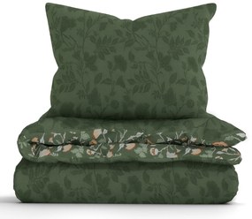 Francúzske bavlnené obliečky Renforcé – Rebeka zelená