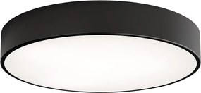 Stropné svietidlo so senzorom CLEO 4xE27/24W/230V, priemer 50 cm, čierne