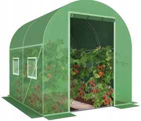 Záhradný fóliovník v zelenej farbe 2 m x 2 m