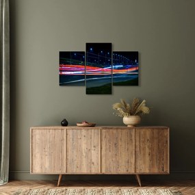 Obraz nočného mesta (90x60 cm)