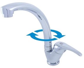 RAV Slezák SA006.0/3 - Drezová batéria SAZAVA 26,5 cm lesklý chróm