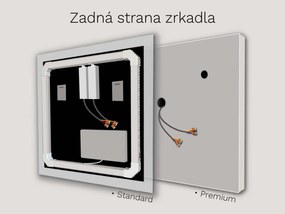 SMART Zrkadlo do kúpeľne s LED osvetlením M1 premium + SmartScreen with Apple TV