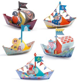 Set origami z nepremokavého papiera s príslušenstvom Djeco Lode