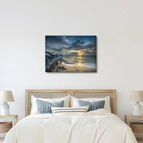 Obraz mora pri západe slnka (70x50 cm)