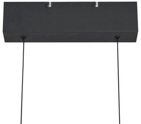 Moderné závesné svietidlo čierne vrátane LED 3-stupňové stmievateľné Easylift - Straight