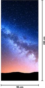 Fototapeta na dvere - Nočné krásy hviezd (95x205cm)