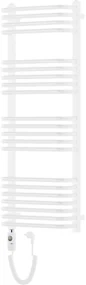 Mexen Apollo, elektrické vykurovacie teleso 1210x450 mm + vykurovacia tyč 600 W, biela, W117-1210-450-2600-20
