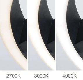 Orion - LED stropné svietidlo KOLK LED/40W/230V 2700/3000/4000K pr. 40 cm čierne