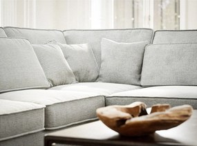 Svetlosivá ženilková rohová pohovka (pravý roh/do L) Kirou – Maison de Rêve