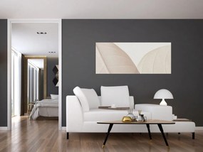 Obraz - Texturované listy (120x50 cm)