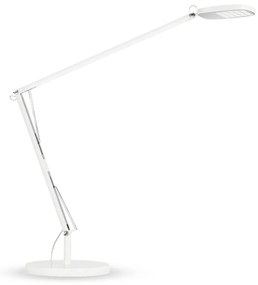LED lampa na písací stôl Birdie 930 okrúhly biela