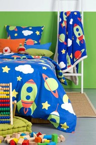 Mistral home Detský vankúšik baránok Mistral Home Space vesmírne lode 40x40 cm