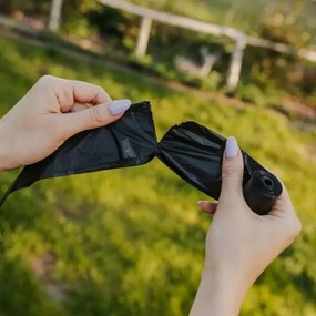 Puzdro na sáčky pre psov PJ-097 s rolkami (20 ks)