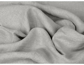Obliečky zo zmesi bavlny a ľanu sivá, 160 x 200 cm, 2 ks 70 x 80 cm