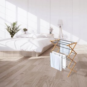 Erga Aurora Plus, vešiak na sušenie bielizne 69x49,5x97 cm na postavenie, hnedá-čierna, ERG-SEP-1265SUAURPLUD