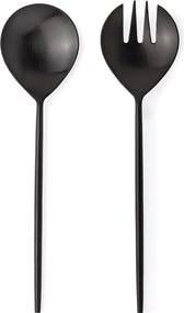 Šalátový príbor 2 ks z nehrdzavejúcej ocele Bronte – Bizzotto