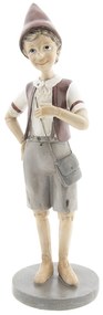 Dekorácia stojaci Pinocchio s kabelou - 11 * 9 * 30 cm