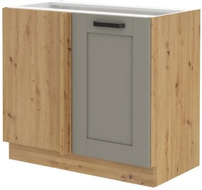 Dolná kuchynská skrinka Lucid 105 ND 1F BB (dub artisan + claygrey). Akcia -6%. Vlastná spoľahlivá doprava až k Vám domov. 1045485