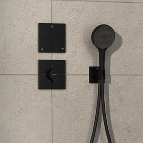 Hansgrohe ShowerSelect Comfort E, termostat pod omietku, čierna matná, HAN-15574670