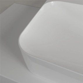 VILLEROY &amp; BOCH Finion závesné umývadlo s otvorom (spodná strana brúsená), bez prepadu, 1000 x 500 mm, biela alpská, s povrchom CeramicPlus, 41681HR1