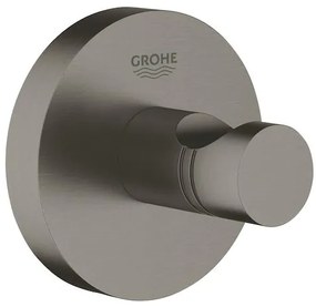 Háčik GROHE Essentials kartáčovaný Hard Graphite G40364AL1, 1 ks