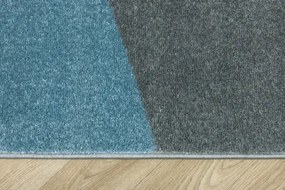 Koberec LIMA M046A zelený / sivý / modrý