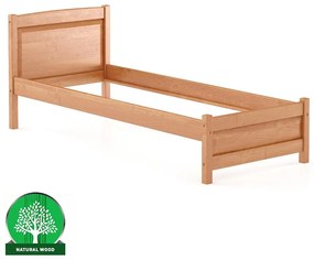 Posteľ borovica LK125–90x200 jelša