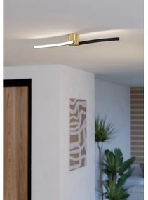 Eglo 901216 - LED Stropné svietidlo AIETA LED/12W/230V 4000K čierna