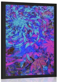 Plagát moderná abstrakcia v zaujímavom prevedení - 40x60 white