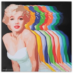 Gario Obraz na plátne Marilyn Monroe s farebnými tieňmi Rozmery: 40 x 40 cm